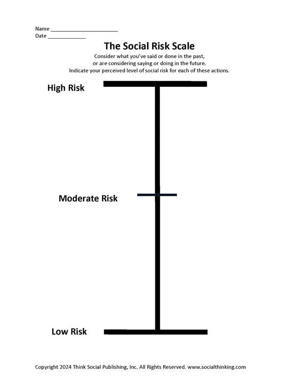 Social Risk Scale - Blank